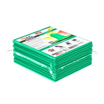 Мешки для мусора 160 л, зеленые, в пачке 10 шт., ПВД, 40 мкм, 900х1100 мм, i-Bag в Боровичах