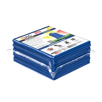Мешки для мусора 160 л, синие, в пачке 10 шт., ПВД, 40 мкм, 900х1100 мм, i-Bag в Боровичах