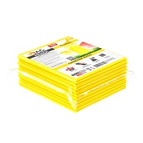 Мешки для мусора 160 л, желтые, в пачке 10 шт., ПВД, 40 мкм, 900х1100 мм, i-Bag в Боровичах