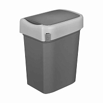 Контейнер для мусора Smart Bin 10 л (серый) 10 серый в Боровичах