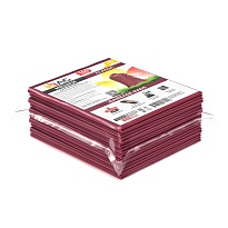 Мешки для мусора 160 л, бордовые, в пачке 10 шт., ПВД, 40 мкм, 900х1100 мм, i-Bag в Боровичах