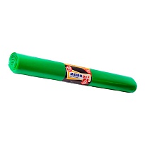 Мешки для мусора 180 л, зеленые, в рулоне 10 шт., ПВД, 50 мкм, 1100х900 мм, МЕШКОFF, 4458 в Боровичах