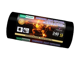 Мешки для мусора 240 л, ароматизированные, черные, в рулоне 10 шт., ПВД 40 мкм, 1500х1100 мм, СИЛАЧИ, sil24011110 в Боровичах Мешки для мусора 240 л, ароматизированные, черные, в рулоне 10 шт., ПВД 40 мкм, 1500х1100 мм, СИЛАЧИ, sil24011110 в Боровичах