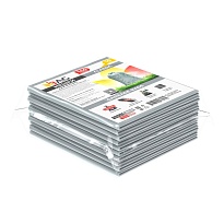 Мешки для мусора 160 л, светло-серые, в пачке 10 шт., ПВД, 40 мкм, 900х1100 мм, i-Bag в Боровичах